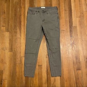Madewell 9” High-arise Skinny Jeans- Gray